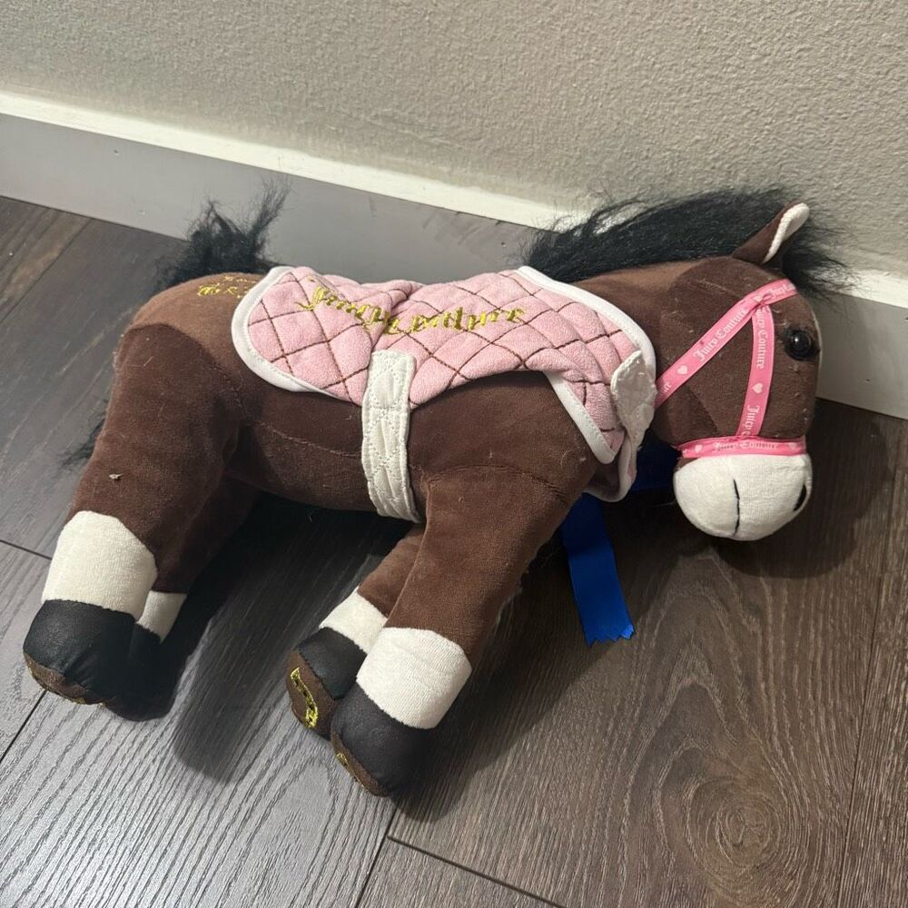 Rare Vintage Juicy Couture Y2K 2000s Plush Stuffed Horse